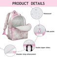 thumbnail image 4 of Pink Dog Paw Backpack for School,Cute School Bag,Schoolbag with Adjustable Shoulder Straps & Padded Back,15.25"x11.5"x5.25", 4 of 6