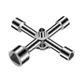 thumbnail image 4 of Clave de la llave de la llave de utilidades clave llave de zócalo de la llave del gabinete eléctrico de la llave del stopcock múltiple, 4 of 8