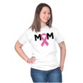 thumbnail image 3 of Breast Cancer Awareness Mom Fighter Women's Graphic T Shirt Tees Brisco Brands X, 3 of 5