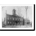 thumbnail image 2 of Historic Framed Print, [Morris County] Court House, Morristown, N.J.; exterior entrance front], 17-7/8" x 21-7/8", 2 of 9