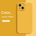thumbnail image 3 of Funda cuadrada de silicona líquida para teléfono móvil, carcasa suave a prueba de golpes para iPhone 14, 13, 12 Mini, 11 Pro, XS Max, X, XR, 7, 8, 6, 6s Plus, SE2, 3 of 5