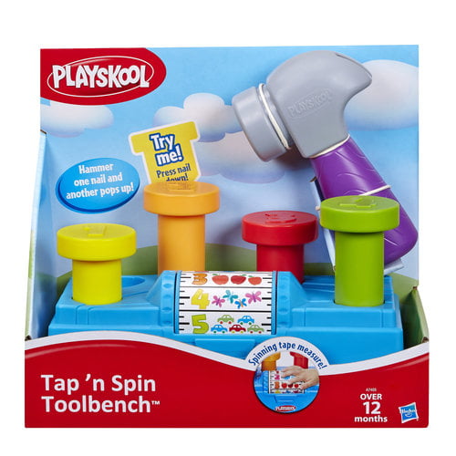 Playskool Tap N Spin Toolbench Hsba7405 for sale online 