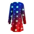 thumbnail image 3 of Colorful Brunch Dress for Women Fall Summer Long Sleeve Crewneck Spandex Star Graphic Midi Knee Length Loose Fit Dress Women 2025 Clothes Y2K XXL, 3 of 4