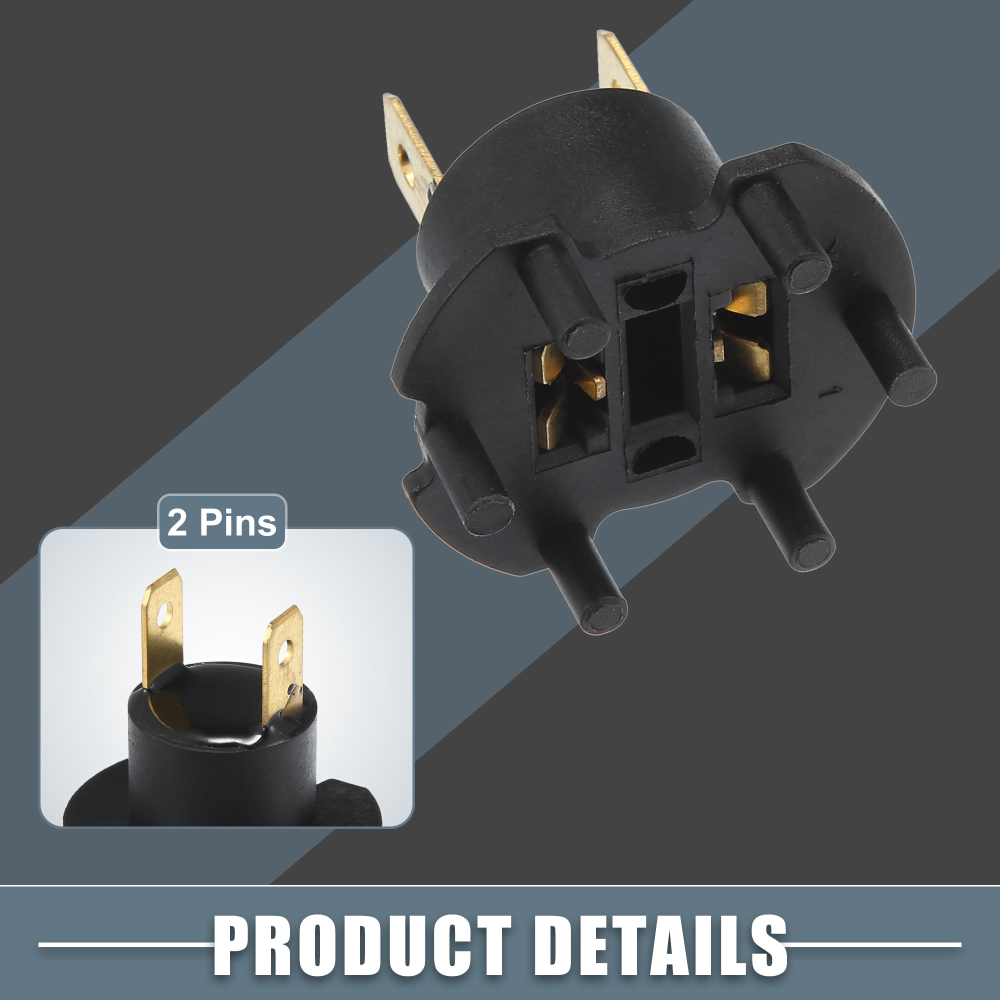 Unique Bargains Headlamp Bulb Socket Adapter 34175-33E50 for Suzuki AN400 07-08