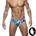 thumbnail image 2 of TSADFHJI Swim Trunks Compression Liner Men's Swim Trunks Low Rise Triangle Removable Cup Male Swimsuit M Blue, 2 of 6