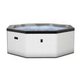 thumbnail image 1 of Wave COMO, Hot Tub & Spa, Rigid Eco Foam Walls, All-in-One Integrated, 6 Person, Portable, Skin Changeable, Energy Efficient, Quiter, Octagon – PEBBLE RATTAN, 1 of 10