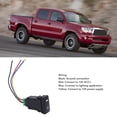 thumbnail image 3 of Fog Light Push Button Switch, Clear Pattern Marking 4 Pole 12V Push Button Switch Easy Installation Simple Operating Shock Proof  for FJ Cruiser Tacoma, 3 of 7