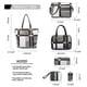 thumbnail image 3 of Bolso de hombro 2E-Youth con asa superior Negro Blanco Gris L, 3 of 5