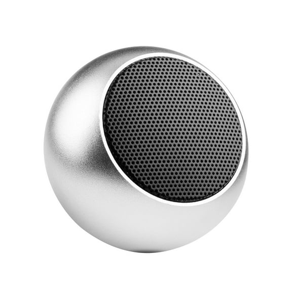 Small Bluetooth Speakers Wireless Retro Wireless Bluetooth Speaker Outdoor Portable Home E Portable Small Steel Gift Speaker Portable Bluetooth Speakers Silver