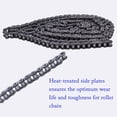 thumbnail image 5 of waltyotur 40 Roller Chain 10 Feet with 2 Connecting Links Fit 40 Roller Chain Carbon Steel Material for Motorcycle, Bicycle, Go Kart, ATV, Dirt Bike and Other Industrial Machinery, 5 of 6
