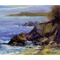 thumbnail image 2 of Chenault, Barbara 23x20 White Modern Wood Framed Museum Art Print Titled - Surf on the Rocks, 2 of 4