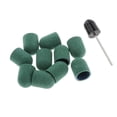 thumbnail image 2 of 10 DIY Files Sanding Caps Bands Grinding Mandril Bit Gel Remover Verde Colcomx Brocas de mandril para arte de uñas, 2 of 8