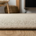 thumbnail image 6 of SAFAVIEH Natural Fiber Kentigern Border Seagrass Area Rug, Marble/Linen, 4' x 4' Square, 6 of 9