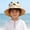Orange B, variant on SGFCWSX Boys Bucket Hat Wide Brim UV Protection Print Adjustable Chin Strap Summer Beach Outdoor Sun Hats for Kids Blue Size 1 Years