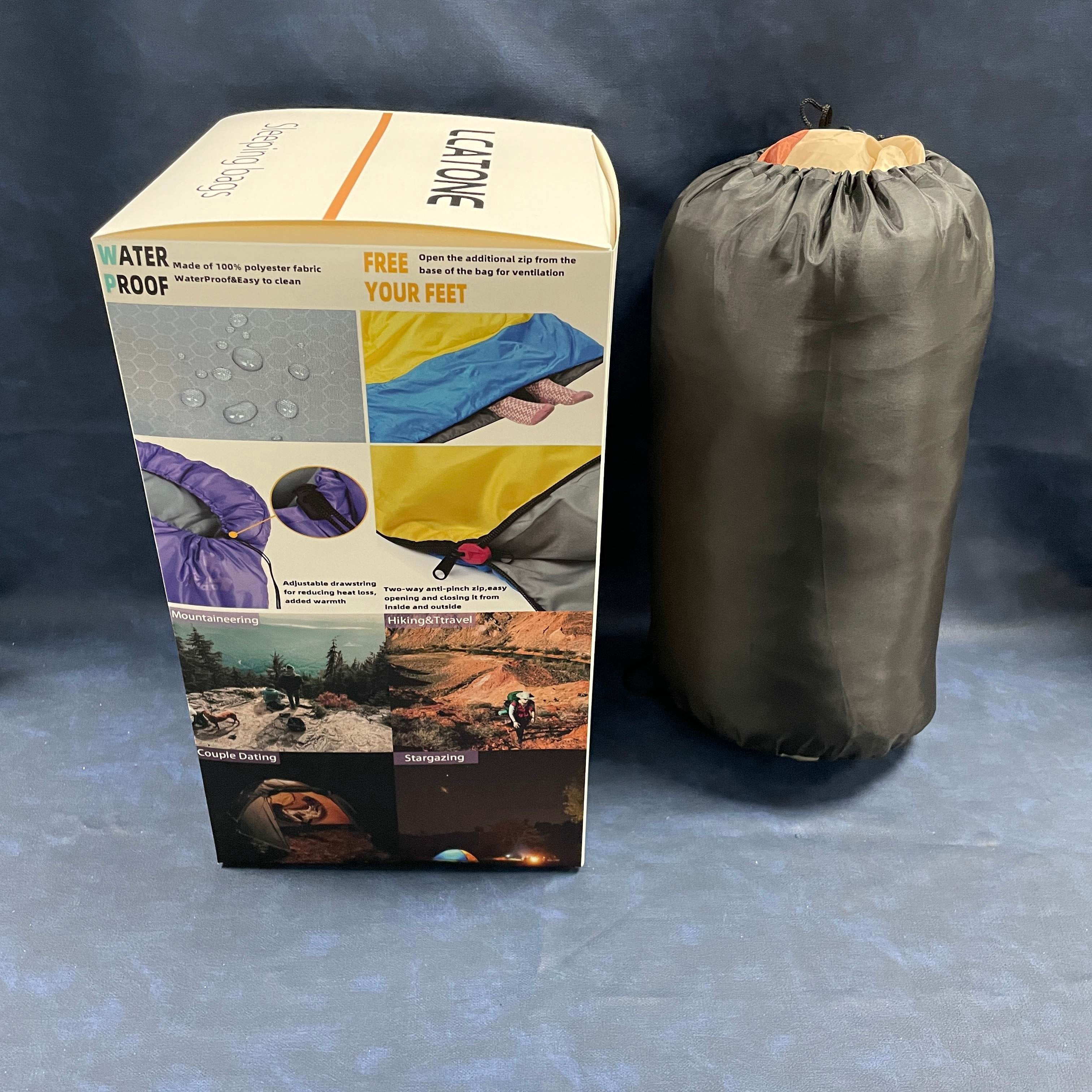 LCATONE Sleeping bags,3 Season Cold&Warm Weather Waterproof Camping Sleeping Bags - Lightweight Sleeping Bags for Camping Hiking Outdoor Travel