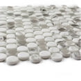 thumbnail image 5 of The Tile Life Eterna Penny 1" x 1" Alaia Glass Mosaic Floor and Wall Tile, 1 Sheet, 5 of 8