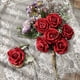 thumbnail image 4 of Artificial Roses, 25 Pcs Fake Flowers, Decorative Flowers, Foam Roses, Faux Flower Decorations-Rot, 4 of 4