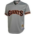thumbnail image 2 of Mitchell & Ness Will Clark San Francisco Giants 1989 Authentic Cooperstown Collection Batting Practice Jersey - Gray, 2 of 7