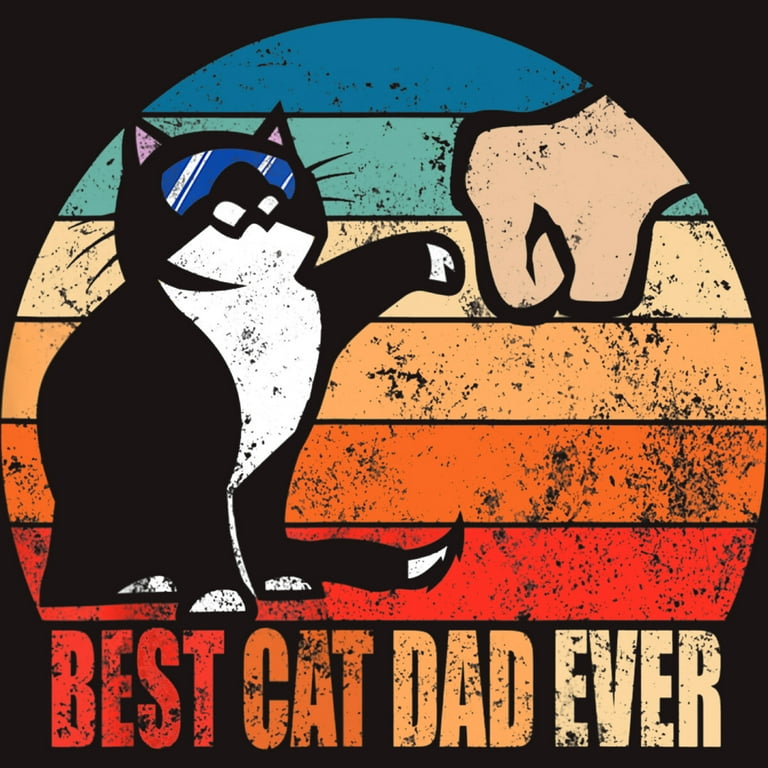 Tee shirt best cat dad ever sale
