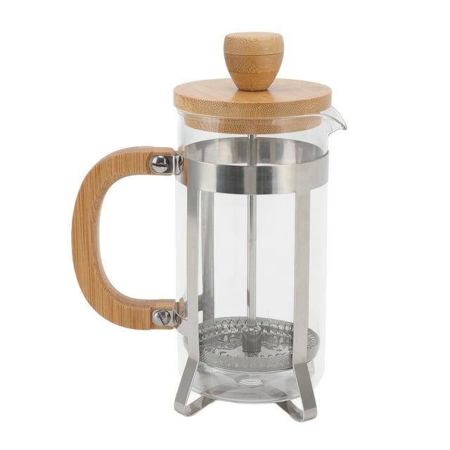 Cafetera de prensa francesa, prensa francesa prensada a mano, para el hogar, oficina, Camping, fiesta en casa, 350ml