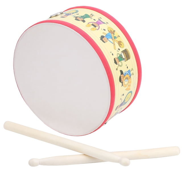 Beat Drum, Fine Workmanship Kid Hand Drum Set, Sturdy Safe Non- For Musical Instrument Lovers Practice Children Christmas Gifts