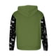 thumbnail image 4 of Sudadera con capucha para hombre, estilo casual, con cuello redondo, estampado, manga larga, blusa de poliéster, 4 of 5
