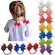 thumbnail image 3 of 40 lazos para el pelo para niñas de 2 pulgadas, lazos para el pelo, pasadores pequeños para el pelo, cinta de grogrén, banda para el pelo, soporte para cola de caballo para niños pequeños, bebés y niñ, 3 of 5