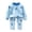 Blue, variant on Lumosvexa Toddler Boys Outfits 2 Piece Round Neck Long Sleeve Soft Comfort Winter Home Comfort Sets Blue 6