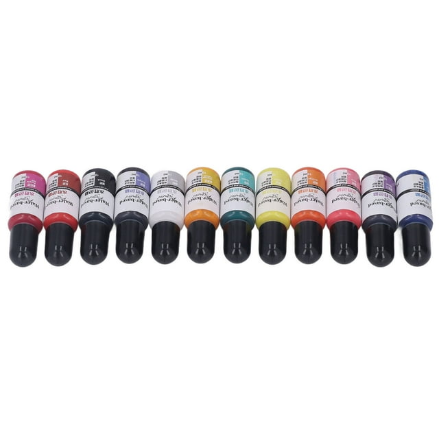 Epoxy Resin Pigment, 12 Colors Epoxy Resin Dye Easy To Operate Closed Inner Plug For Craft