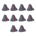 thumbnail image 3 of MasteelfCA 10 Pcs Simulation Volcan Ornement Modèle de Jouet Volcan Paysage Artificiel, 3 of 7