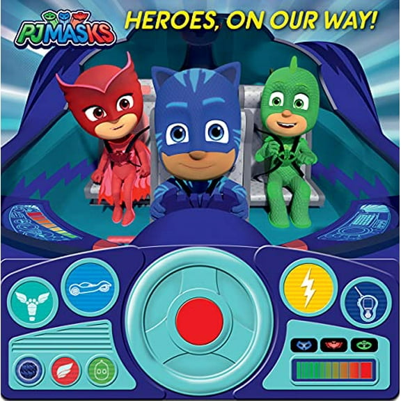 Pre-Owned Pj Masks: Heroes, on Our Way! Sound Book (Play-A-Sound) Paperback