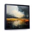 thumbnail image 2 of Designart "Bold Storm Dark Drama Unleashed I" Landscapes Floater Framed Canvas Print, 2 of 7