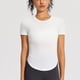 thumbnail image 1 of mfyjkho Tops Elegantes Para Mujer, Blusa Informal De Manga Corta Con Capucha Y Cuello Redondo De Talla Grande Para Mujer Tops Para Hacer Ejercicio S, 1 of 7