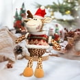 thumbnail image 6 of Multicolor Christmas Reindeer Plush Doll 45cm Festive Home Decor Gift Family-Friendly Cuddly Santa Claus Companion, 6 of 6