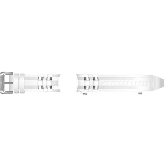 Bracelet en Polyuréthane Bande de Plongée&44; Acier Blanc et Tacheté