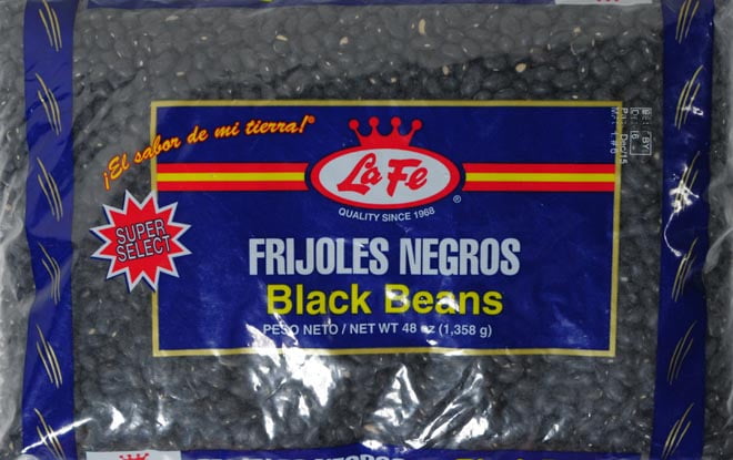 La Fe Black Beans 3 Lb