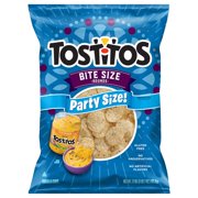 Tostitos Bite Size Rounds Corn Tortilla Chips Party Size - 17 oz- Pack of 2