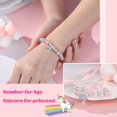 thumbnail image 3 of Birthday Gifts for 3-12 Year Old Girl Unicorn Bracelet, Christmas Gifts for Daughter/Granddaughter/Niece, 3 of 5