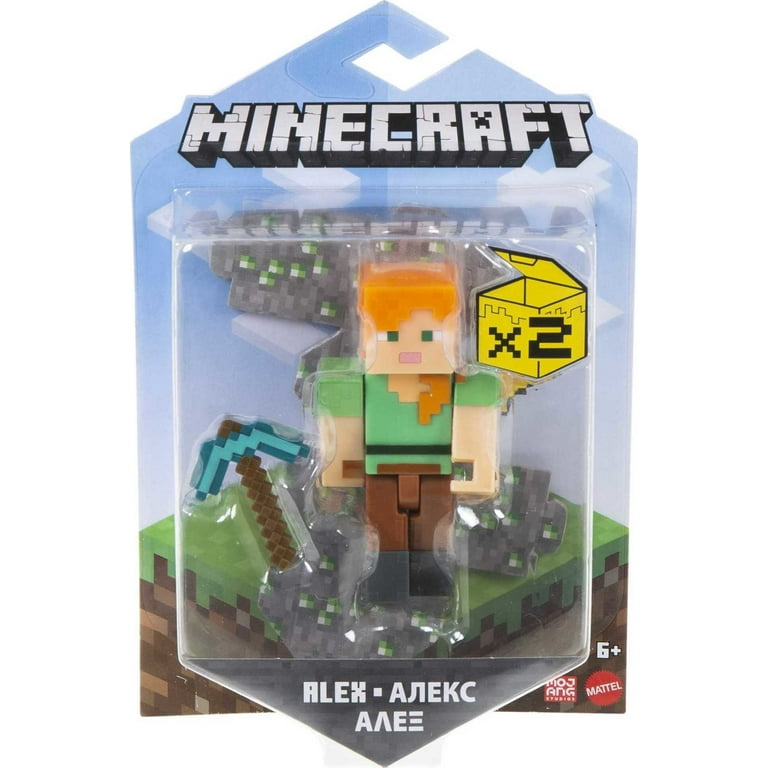 ALEX TOYS/アレックス クラフト玩具 Minecraft Alex Action Figure - Design - 3.25 Height