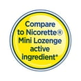 thumbnail image 4 of Equate Mini Nicotine Lozenges 2 mg, Mint Flavor, 108 Count – Stop Smoking Aid, Compare to Nicorette®, 4 of 11