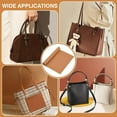 thumbnail image 5 of 59x15.7inch Leather Stiffener Roll Sandy Brown Bag Stiffener PVC Leather Roll for Leather Bag Liner Craft DIY 0.6mm Thick Brown, 5 of 9