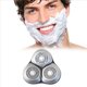 thumbnail image 4 of 2X para Afeitadoras EléCtricas S101, Reemplazo de Cuchilla, Recortadora de Barba, Maquinilla de Afeitar, Cabezal de Repuesto para Afeitado de Cabello, Azul + Plateado, 4 of 5