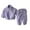 Smoke-Purple, variant on Esaierr 2PCS Infant Toddler Boys Girls Winter Fleece Sweatshirt Outfit Baby Solid Color Warm Sweatsuit Sweatpants Tracksuit 2-Piece Set for 6 -24 Months