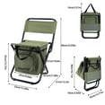 thumbnail image 3 of 360 Degree Swivel Hunting Chair for Ground Blinds, Folding Hunting Seat, Fishing Chair, Lightweight, Portable (Black), 3 of 8