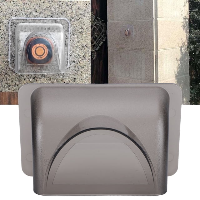 Cubierta de la Lluvia, Tapa Segura del Timbre de la Lluvia, A Prueba de la Lluvia Práctica A Prueba de UV para Puerta para el Hogar