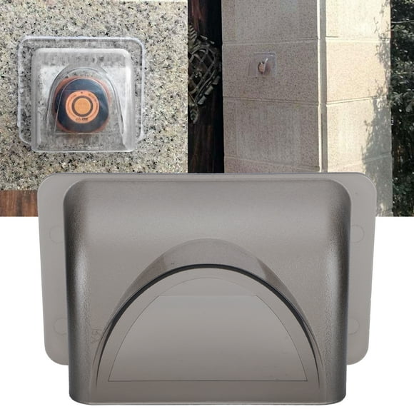 Cubierta de la Lluvia, Tapa Segura del Timbre de la Lluvia, A Prueba de la Lluvia Práctica A Prueba de UV para Puerta para el Hogar