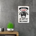 thumbnail image 3 of Funny Welcome to Camp Metal Tin Sign Wall Decor Farmhouse Rustic Camping Signs with Sayings for Home Camper Room Decor Gifts (Wooden Style), 3 of 4
