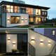 thumbnail image 2 of Aplique de pared LED para interior y exterior, aplique de pared blanco cálido de 24 W y 3000 K, aplique de pared moderno, apliques de pared impermeables IP65, apliques de pared con ángulo, 2 of 5