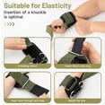 thumbnail image 3 of Correas de ejercicio MANUEKLEAR, muñequeras acolchadas antideslizantes, verdes, 3 of 7