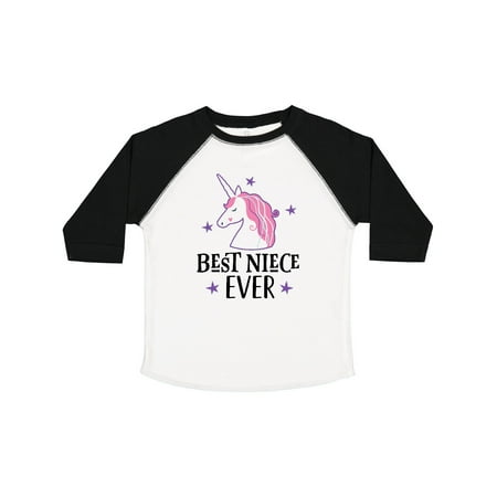 

Inktastic Best Niece Ever Unicorn from Aunt Gift Toddler Toddler Girl T-Shirt